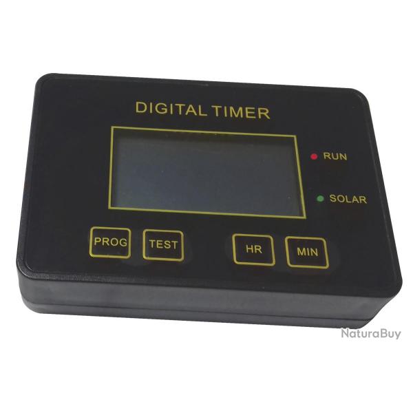 Montre digitale pour agrainoir 12 volts