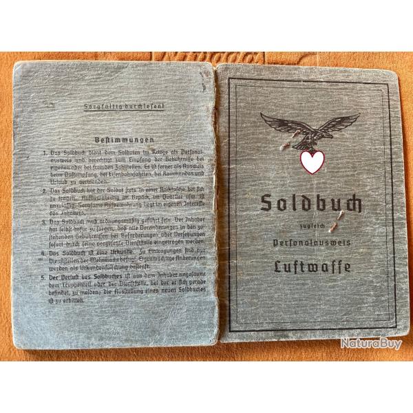 Soldbuch Luftwaffe numro 97