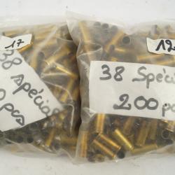 Lot de douilles 38SP (x400!!!!) 1 sans prix de réserve