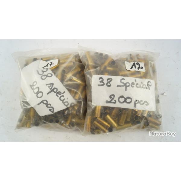 Lot de douilles 38SP (x400!!!!) 1 sans prix de rserve