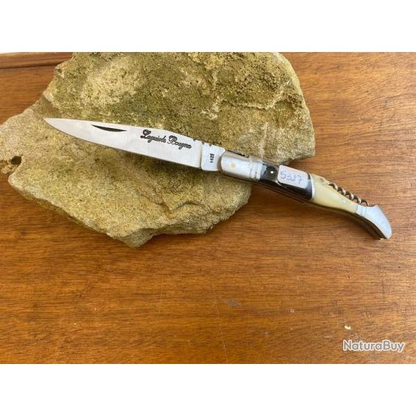 COUTEAU LAGUIOLE  CORNE ET OS TIRE BOUCHON   2025 N   1