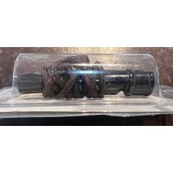 SIFFLET DE DRESSAGE BUFFLE 2 TONS NOIR 9 CM SOUS BLISTER