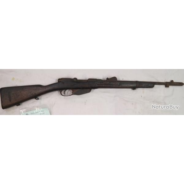 Carabine Mannlicher 1889 calibre 8 mm marquage RUSSE Catgorie D