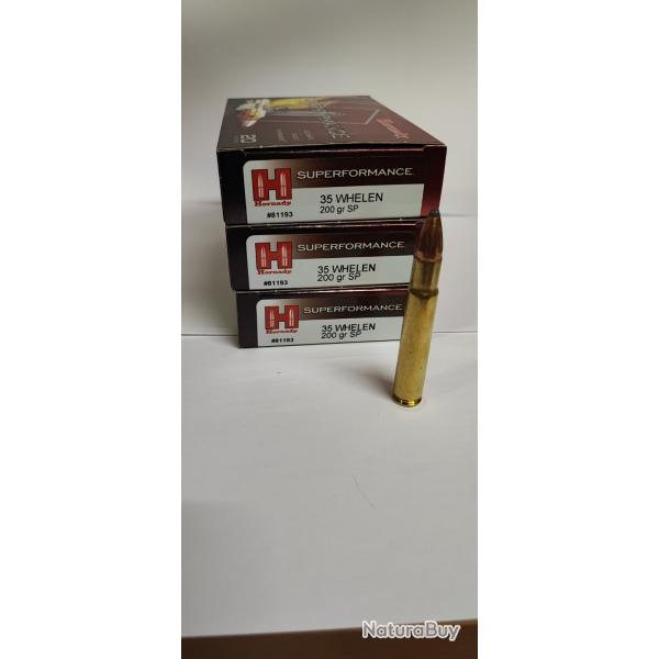* PROMO * 60 MUNITIONS HORNADY 35 WHELEN - 200GR - SP - NEUF