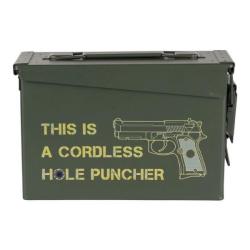 Boîte à munitions Cal. 30mm - Design Militaire Hole Puncher