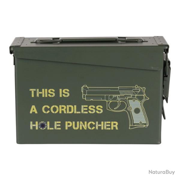 Bote  munitions Cal. 30mm - Design Militaire Hole Puncher