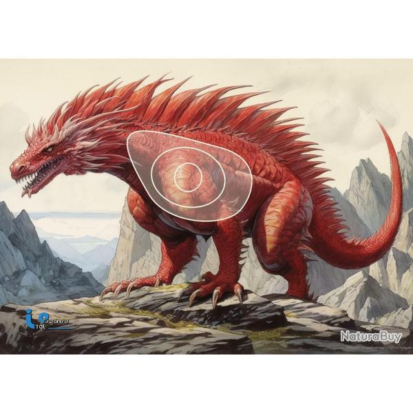 Blason 2D Ital Espanso Dragon rouge
