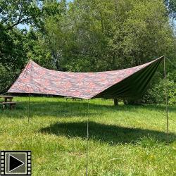 Bâche Carp Design Tarp Camo Line