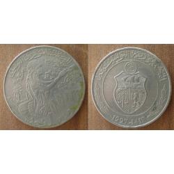 Tunisie 1 Dinar 1997 1418 Piece