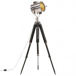 Lampadaire à trépied Bois de manguier massif 165 cm