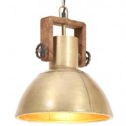 Lampe suspendue industrielle 25 W Laiton Rond 30 cm E27