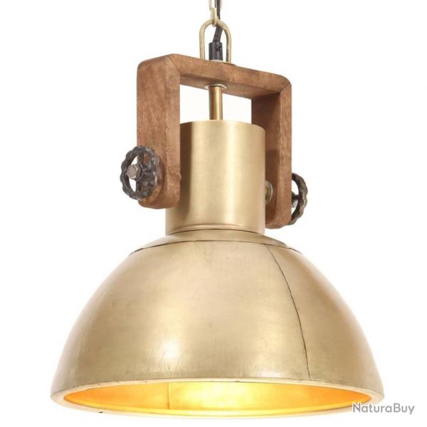 Lampe suspendue industrielle 25 W Laiton Rond 30 cm E27