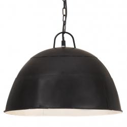 Lampe suspendue industrielle vintage 25 W Noir Rond 41 cm E27