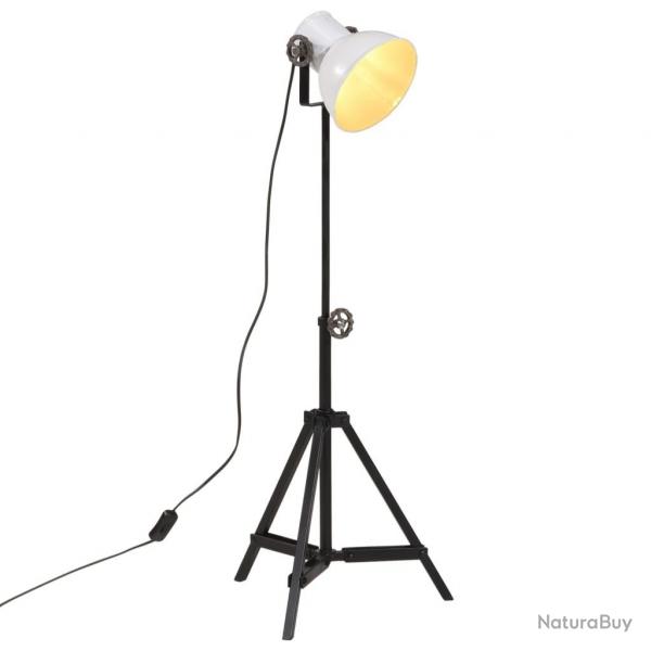 Lampadaire 25 W blanc 35x35x65/95 cm E27
