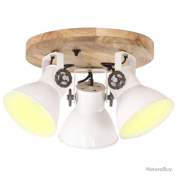 Plafonnier industriel 25 W Blanc 42x27 cm E27