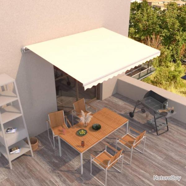 Auvent manuel rtractable 400x350 cm Crme