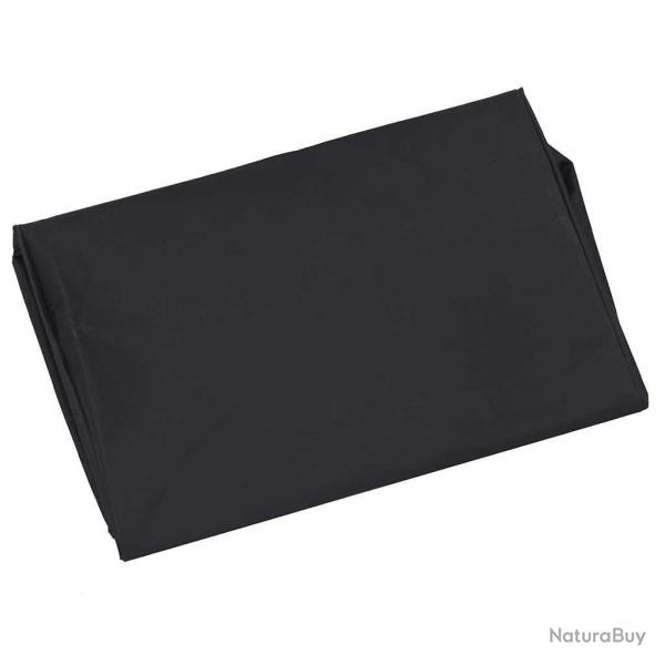 Bche de chariot de jardin Noir 81x41x40 cm Tissu