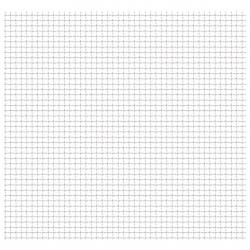 Clôture de jardin sertie Acier inoxydable 50x50 cm 31x31x3 mm