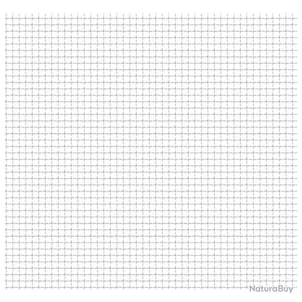 Clture de jardin sertie Acier inoxydable 50x50 cm 31x31x3 mm