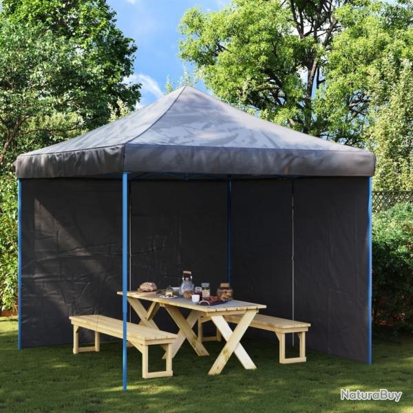 Paroi de tente de rception 2pcs fermeture clair PE Anthracite