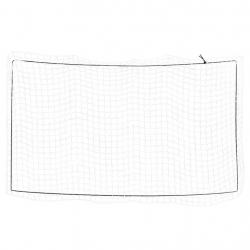 Filet pour remorque avec corde élastique blanc 2,7x1,5 m PP