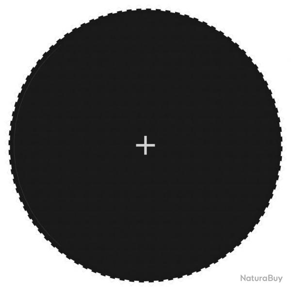 Tapis de saut Tissu Noir pour trampoline rond de 4,57 m