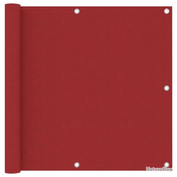 cran de balcon Rouge 90x400 cm Tissu Oxford