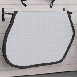 Support de tapis de selle noir fer