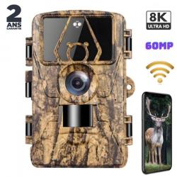 Caméra de chasse 8K UHD - Carte 32 GO offerte - Livraison rapide et rapide
