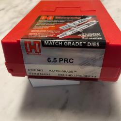 Jeux d'outils Hornady Match Grade 6.5 PRC