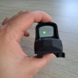 Holosun ELITE HE510C-GR Open-viseur Point vert Viseur Reflex Cercle avec point, Viseur Reflex, Rét