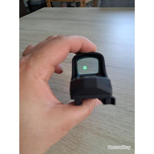 Holosun ELITE HE510C-GR Open-viseur Point vert Viseur Reflex Cercle avec point, Viseur Reflex, Rt
