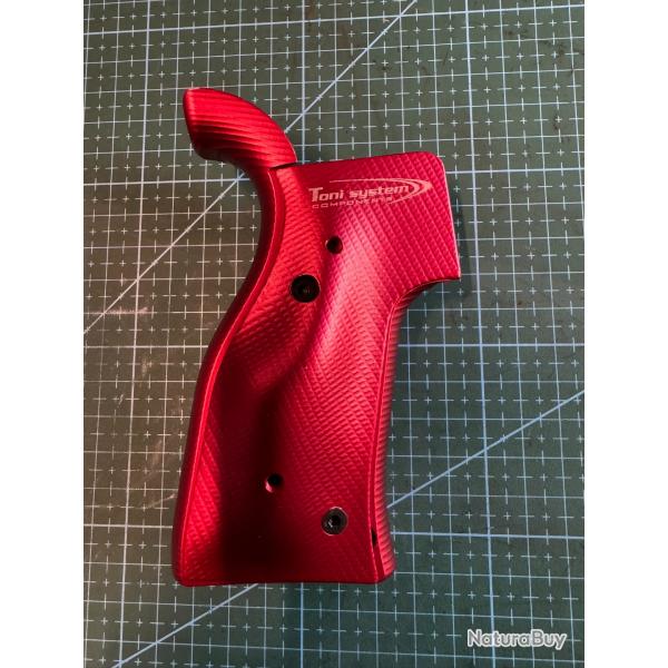 Poigne Tony System full aluminium rouge Body Grip pour poignes interchangeables  AR15 ar10 ar9