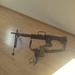 Mitrailleuse M60 Calibre billes' - réplique airsoft