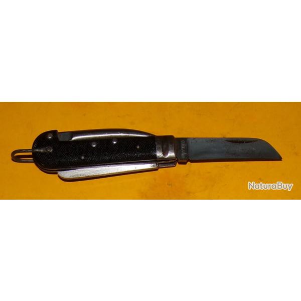 ARMEE ITALIENNE WWII COUTEAU PLIANT DE POCHE , FABRICATION ITALIENNE CORICAMA , ETAT VOIR PHOTOS .