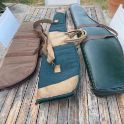 Lot de trois housses pour carabine