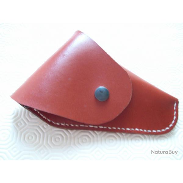 tui cuir pour pistolet 6,35