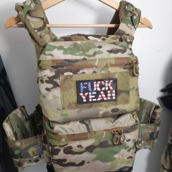 Patch Velcro USA Multicam Black Drapeau US