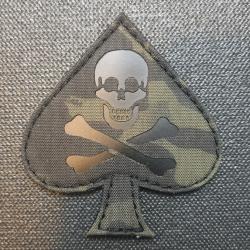 Calico Jack As de Pique - Patch Velcro IR - USA Multicam Black