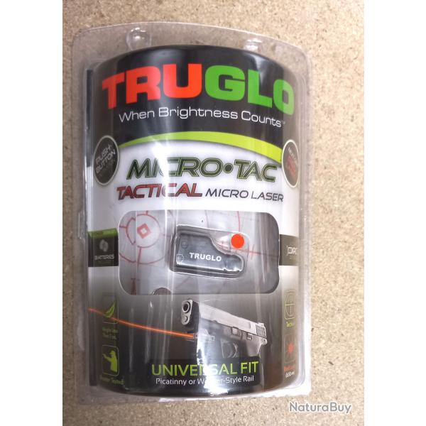 Laser TRUGLO Micro-Tac Rouge tactical micro laser