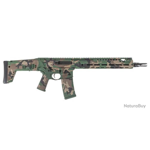 Carabine PSA JAKL 13.7" Rifle Length 5.56 1:7 Nitride MOE SL EPT F5 Stock Rifle, M81 Woodlands