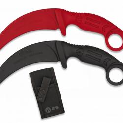 Couteau d'entraînement incurvé caoutchouc K25