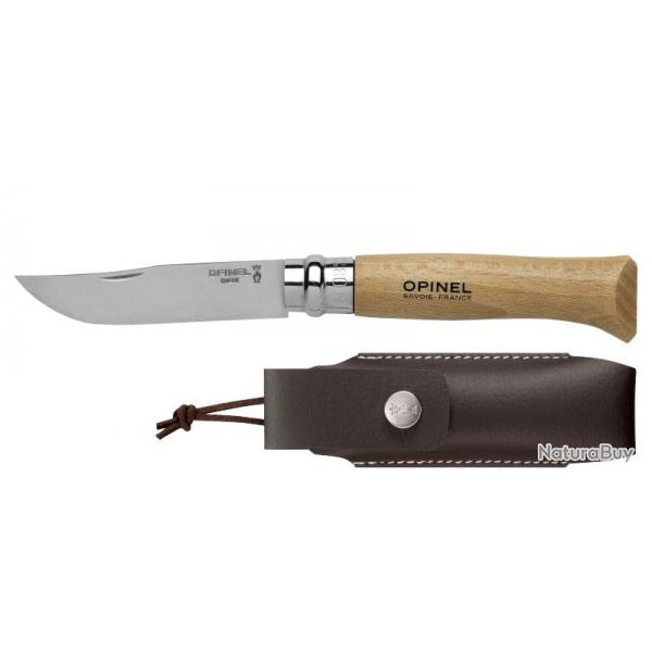 Couteaux pliants Tradition Inox N08 - Etui Opinel