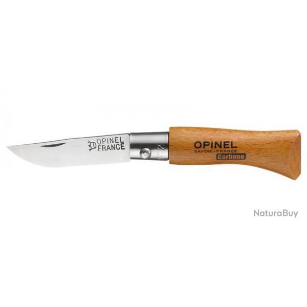 Couteaux pliants Tradition Carbone n02 Opinel