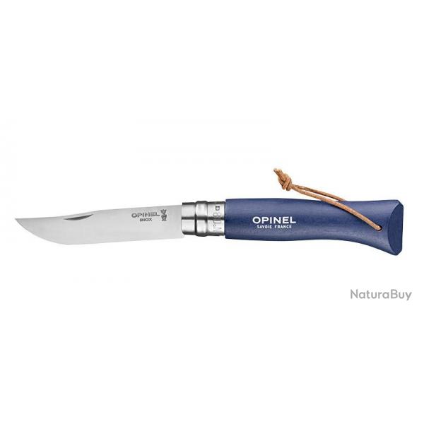 Couteaux pliants Baroudeur N08 Inox Bleu Fonc Opinel
