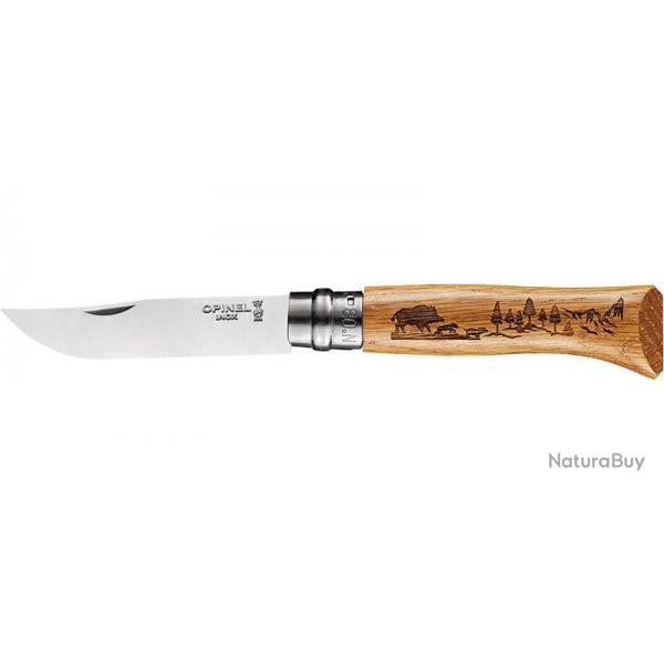 Couteaux pliants N8 Animalia Sanglier Opinel