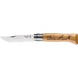 Couteaux pliants N°8 Animalia Lièvre Opinel