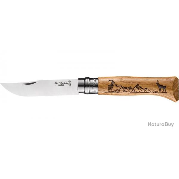 Couteaux pliants N8 Animalia Chamois Opinel