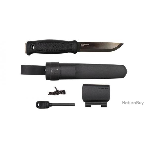 Couteaux fixes Garberg BlackBlade avec Kit de survie Morakniv