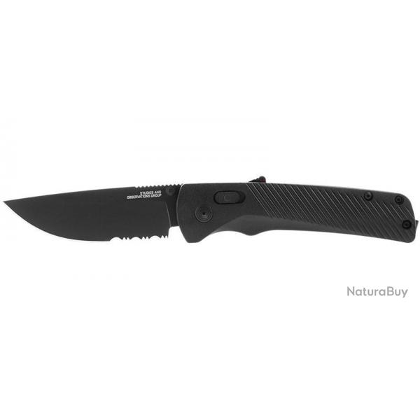 Couteaux pliants Flash AT - Blackout cranté SOG